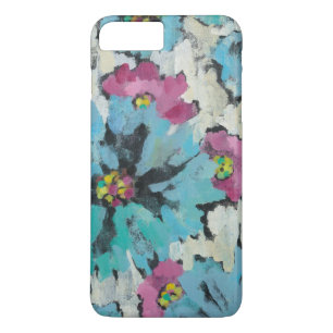 Coque Case-Mate Pour iPhone Floral rose et bleu graphique