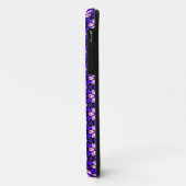 Coques Case-Mate iPhone Floral rose et pourpre (Dos/Gauche)