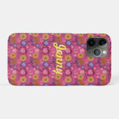 Coques Case-Mate iPhone Floral rose fleur sauvage personnalisé (Dos (Horizontal))