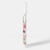 Coques Case-Mate iPhone Floral rose moderne (Verso / Droite)
