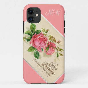 Coque Case-Mate Pour iPhone Floral rose vintage s'est levé - l'iPhone 5