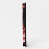 Coques Case-Mate iPhone Floral rouge Abstrait élégant moderne (Dos/Gauche)
