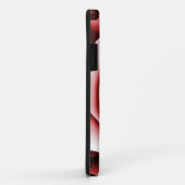 Coques Case-Mate iPhone Floral rouge Abstrait élégant moderne (Dos/Droite)