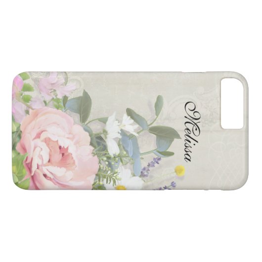 Coques Case-Mate iPhone Floral rustique (Dos (Horizontal))