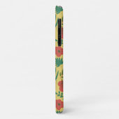 Coques Case-Mate iPhone Floral sans couture motif rouge jaune vert fleurs (Dos/Gauche)