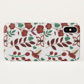 Coques Case-Mate iPhone Floral seamless pattern birds and butterflies (Dos (Horizontal))