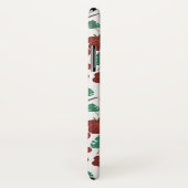 Coques Case-Mate iPhone Floral seamless pattern birds and butterflies (Dos/Droite)