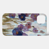 Coques Case-Mate iPhone Floral soustrait dans le pourpre (Verso (horizontal))