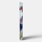 Coques Case-Mate iPhone Floral soustrait dans le pourpre (Verso / Gauche)