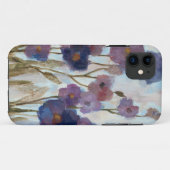 Coques Case-Mate iPhone Floral soustrait dans le pourpre (Dos (Horizontal))