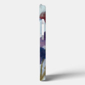 Coques Case-Mate iPhone Floral soustrait dans le pourpre (Verso / Gauche)