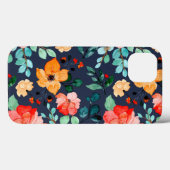 Coques Case-Mate iPhone Floral Surface Motif - Mode Printemps Décoratif (Verso (horizontal))