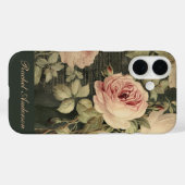 Coques Case-Mate iPhone Floral Vintage rustique (Verso (horizontal))