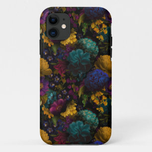 Case-Mate iPhone Case Florales Moody foncé Fleurs antiques