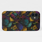 Coques Case-Mate iPhone Florales Moody foncé Fleurs antiques (Dos (Horizontal))
