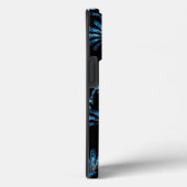 Coques Case-Mate iPhone Flore bleu brillant (Verso / Droite)