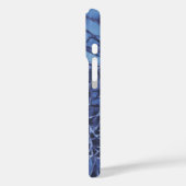 Coques Case-Mate iPhone Flore bleu foncé personnalisée (Verso / Gauche)