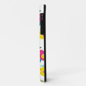 Coques Case-Mate iPhone Flore brillante sur blanc (Dos/Gauche)