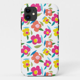 Case-Mate iPhone Case Flore brillante sur blanc