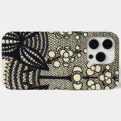 Coques Case-Mate iPhone Flore de dentelle Art nouveau (Verso (horizontal))