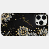 Coques Case-Mate iPhone Flore de luxe foncé (Verso (horizontal))