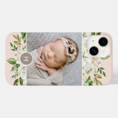 Coques Case-Mate iPhone Flore dorée | Photo monographique (Verso (horizontal))