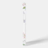 Coques Case-Mate iPhone Flore douce avec Feuilles et Fleurs de Boudin minu (Verso / Gauche)