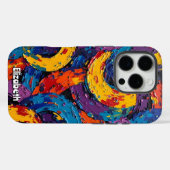 Coques Case-Mate iPhone Flore douce sur Turquoise (Verso (horizontal))