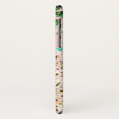 Coques Case-Mate iPhone Flore empreinte de léopard tropical hawaïen (Dos/Gauche)