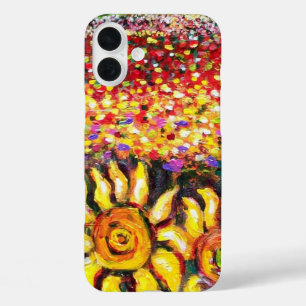 iPhone 16 Plus Case FLORE EN TOSCANE/ Champs, Pépites et tournesols