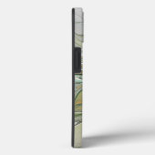 Coques Case-Mate iPhone Flore Fleur Fractale Imaginaire Avec Initiales Or (Verso / Droite)