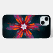 Coques Case-Mate iPhone Flore Mandala Flowers Orange Red Blue Abstract (Verso (horizontal))