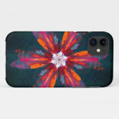Coques Case-Mate iPhone Flore Mandala Flowers Orange Red Blue Abstract (Dos (Horizontal))