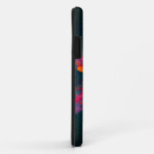 Coques Case-Mate iPhone Flore Mandala Flowers Orange Red Blue Abstract (Dos/Droite)