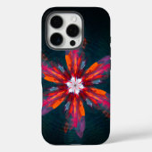 Coques Case-Mate iPhone Flore Mandala Flowers Orange Red Blue Abstract (Verso)