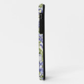 Coques Case-Mate iPhone Flore Motif Fleurs bleues (Dos/Gauche)