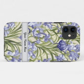 Coques Case-Mate iPhone Flore Motif Fleurs bleues (Dos (Horizontal))
