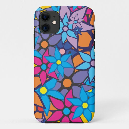 Coques Case-Mate iPhone Flore motif Pop Art (Dos)