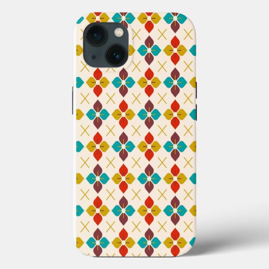 Coques Case-Mate iPhone Flore rétro (Verso)