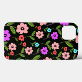 Coques Case-Mate iPhone Flore rétro (Verso (horizontal))