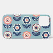 Coques Case-Mate iPhone Flore rétro : Charme Motif intemporel (Verso (horizontal))