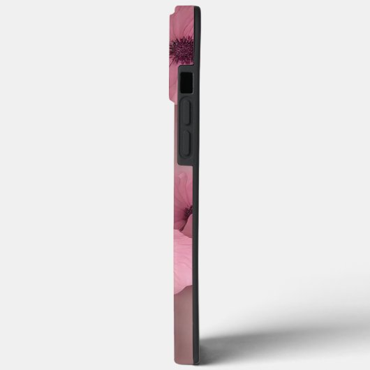 Coques Case-Mate iPhone Flore rose d'Hydrangée (Verso / Gauche)