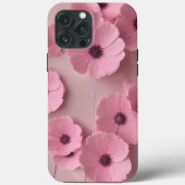 Coques Case-Mate iPhone Flore rose d'Hydrangée (Verso)
