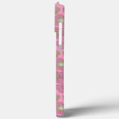 Coques Case-Mate iPhone Flore rose en fleurs (Verso / Gauche)