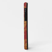Coques Case-Mate iPhone Flore rouge et or (Dos/Gauche)