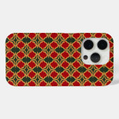 Coques Case-Mate iPhone Flore rouge et or opulent (Verso (horizontal))
