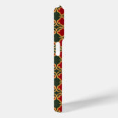 Coques Case-Mate iPhone Flore rouge et or opulent (Verso / Droite)