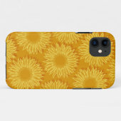 Coques Case-Mate iPhone Flore Rustique Tournesol Feu à main (Dos (Horizontal))
