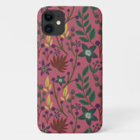 Flore sans couture motif fleurs rose feuille branc