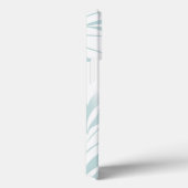 Coques Case-Mate iPhone Flore subtile en blues (Verso / Droite)